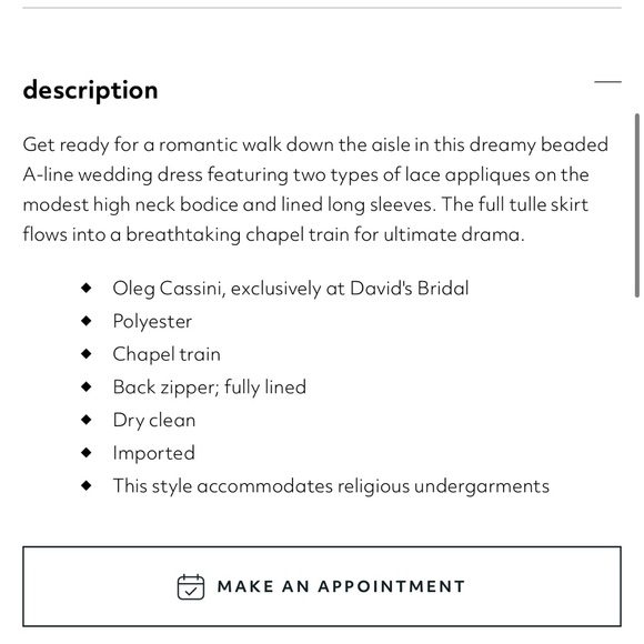 Lace & Tulle A-Line Modest Wedding Dress - Picture 2 of 9